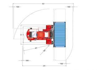 Kalmar DCF 100-45 E7 Boyutlar ve Ölçüler