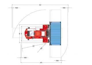 Kalmar DCF 70-40 E4 Boyutlar ve Ölçüler
