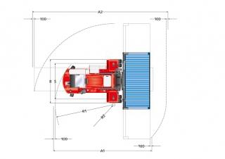 Kalmar DCF 70-40 E5 Boyutlar ve Ölçüler