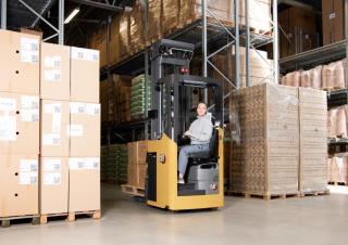 Palet İstifleyiciler Palet İstifleyiciler Oturaklı Sürücü Platformu Caterpillar NSS12N2TF