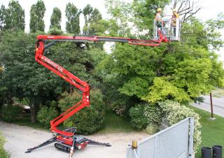 Mafsallı Bomlu Vinçler Paletli Mafsall Bomlu Asansörler Hinowa Lightlift 17.75 Performance IIIS MK3