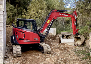 Paletli ekskavatörler Yanmar SV86-7