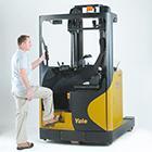 Patlamaya Dayanıklı Forkliftler Elektrikli Patlamaya Dayanıklı Reach Trucklar Yale MR 20 H-Ex