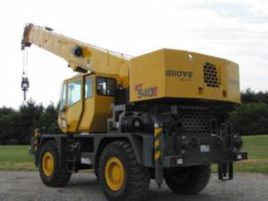 Rough-terrain Cranes Grove RT540E 