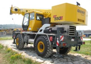 Rough-terrain Cranes Grove RT550E