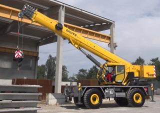 Rough-terrain Cranes Grove RT550E