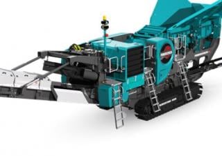Rubble Recycling Plants Powerscreen PREMIERTRAK 400X