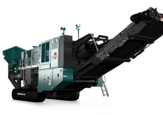 Rubble Recycling Plants Powerscreen PREMIERTRAK 420E