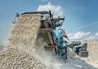 Rubble Recycling Plants Powerscreen Trakpactor 260SR
