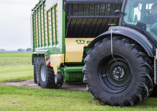 Silage trailers Krone ZX 430 GD 