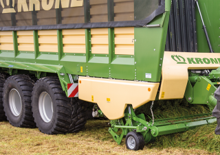 Silage trailers Krone ZX 470 GL 
