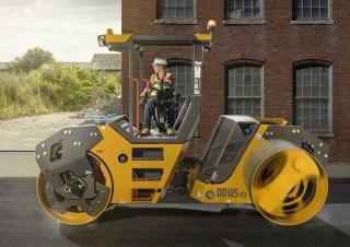 Silindirler Tandem titreşimli silindirler Volvo DD105 OSC