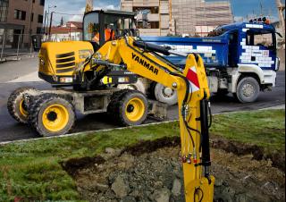 Tekerlekli ekskavatörler Yanmar B 75 2PB