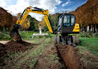 Tekerlekli ekskavatörler Yanmar B 75 Circular