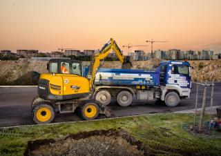 Tekerlekli ekskavatörler Yanmar B 75 Circular