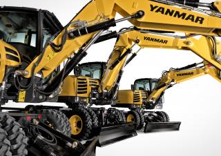 Tekerlekli ekskavatörler Yanmar B 75 Circular