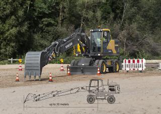 Tekerlekli ekskavatörler Volvo EW180E
