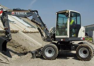 Tekerlekli ekskavatörler Terex TW 70