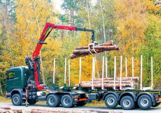 Timber loading cranes Epsilon Q 150 Z 79