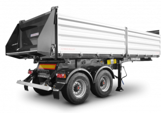 Trailers Dump Trailers / Tipper Semi Trailers Schwarzmüller 2-axle 3-way tipper semitrailer - building site