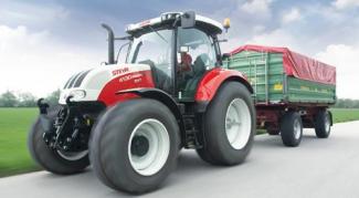 Traktörler 4wd Steyr 4130 Profi Basis