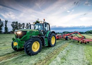 Traktörler 4wd John Deere 6155M 