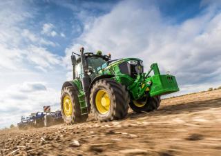 Traktörler 4wd John Deere 6195M 