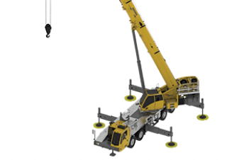 Truck Cranes Grove TMS875-2