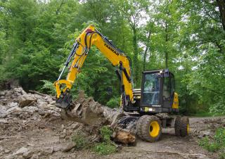 Wheel Excavators Yanmar B 95 MB
