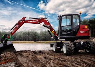 Wheel Excavators Yanmar B75W Zirkular