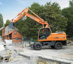 Wheel Excavators Doosan DX210W