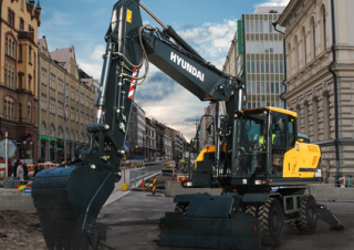 Wheel Excavators Hyundai HW210A