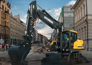 Wheel Excavators Hyundai HW210A
