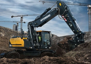 Wheel Excavators Hyundai HW210A