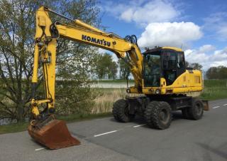 Wheel Excavators Komatsu PW160-7