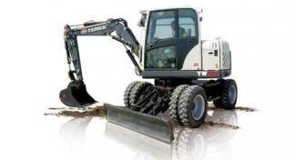 Wheel Excavators Terex TW 70