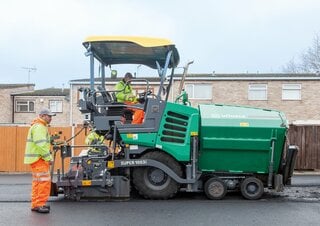Wheeled Asphalt Pavers Vögele Super 1003i