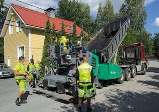 Wheeled Asphalt Pavers Vögele Super 1003i