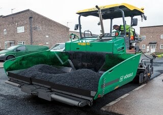 Wheeled Asphalt Pavers Vögele Super 1003i