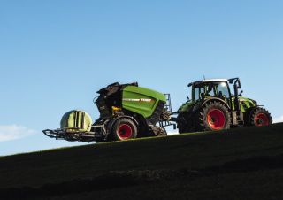 Yuvarlak balya yapıcılar Fendt Rotana 160 V Combi