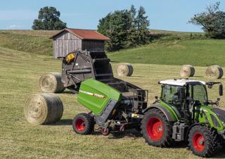 Yuvarlak balya yapıcılar Fendt Rotana 160 V