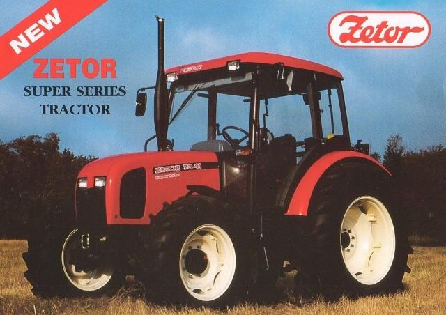 Zetor 4341.1 4WD Tractor Specs & Dimensions (1998 - 2004