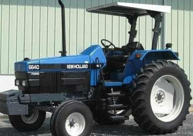 Ford-NH 6640 SL (Powerstar) 4WD Tractor Specs & Dimensions (1995