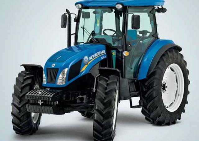New Holland TD 5.65 4WD Tractor Specs & Dimensions (2012 - 2015