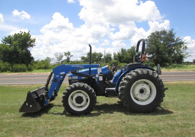 New Holland TN 65 D (753) 4WD Tractor Specs & Dimensions (2002