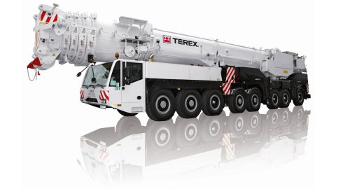 Terex-Demag AC 500-2 (16x8x14) crane - load chart, specs