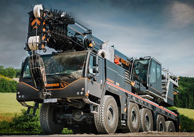 Liebherr LTM 1110-5.1 crane - load chart, specs (2019 - 2025