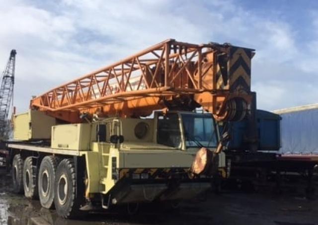 Tadano RTF 50-4 crane - load chart, specs (1989 - 1994