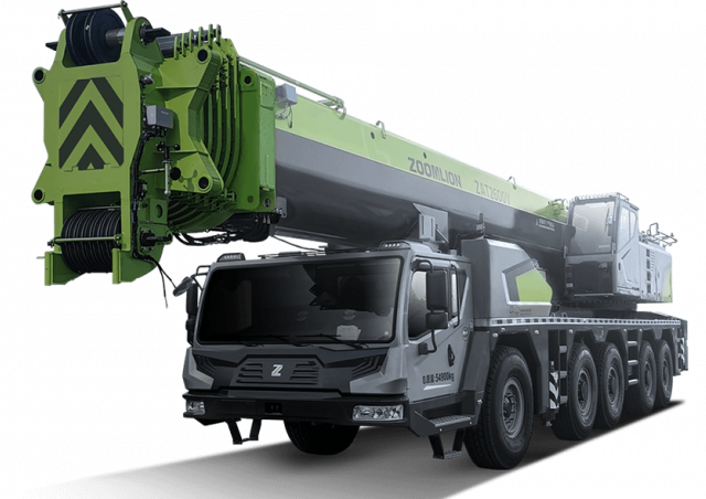 Zoomlion ZAT2600V863 crane - load chart, specs & dimensions (2023