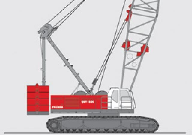 150t Crawler Crane Load Chart